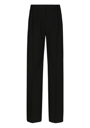 Dolce & Gabbana wide-leg cotton trousers - Black