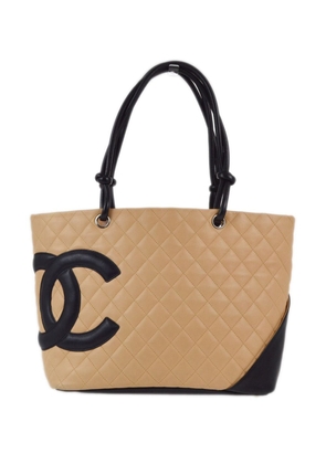 CHANEL Pre-Owned 2003 Cambon Line tote bag - Neutrals