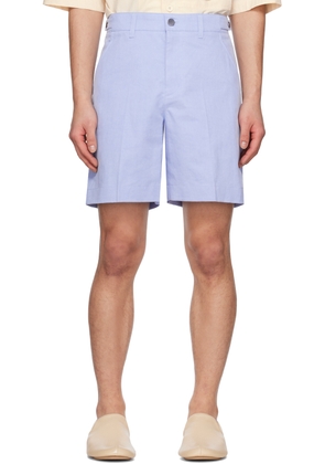 Solid Homme Blue Four-Pocket Shorts