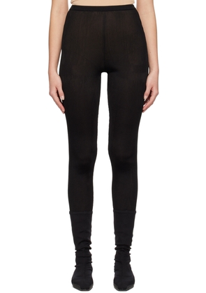 The Row Black Leggings