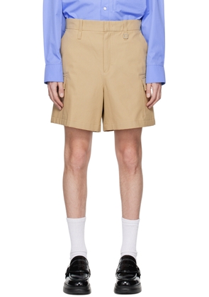 WOOYOUNGMI Beige Hardware Shorts