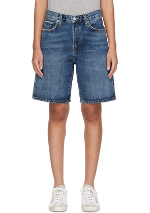 AGOLDE Blue Vida Denim Shorts