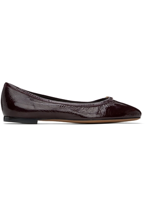 Chloé Burgundy Marcie Ballerina Flats