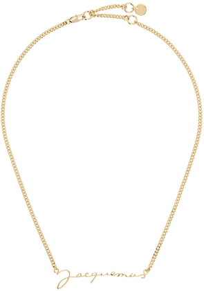 JACQUEMUS Gold Les Classiques 'La chaine Jacquemus' Necklace