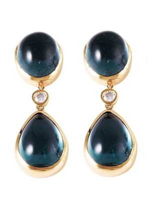 Lo Spazio Jewelry Lo Spazio Eden Rock Blu Earrings