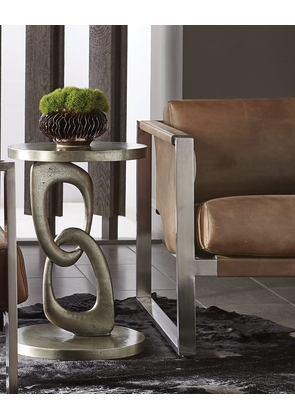 Linea Double Ring Chair-Side Table