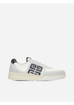 Givenchy G4 Leather And Fabric Sneakers