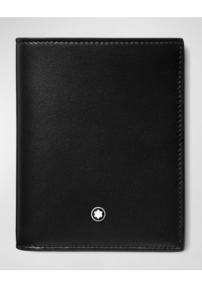 Men's Meisterstück Leather Compact Bifold Wallet