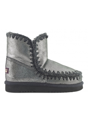 Mou Microglitter Black Double-face Sheepskin Eskimo 18