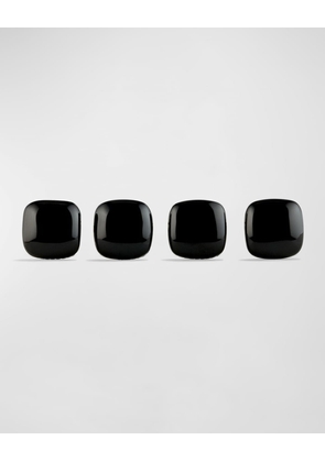 Me's Streamline Cushion Onyx Shirt Studs