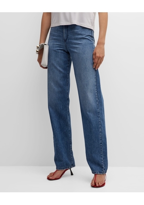 Relaxed Straight-Leg High-Rise Jeans