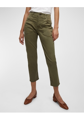 Arya Straight-Leg Cropped Pants