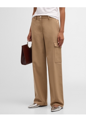 Relaxed Straight-Leg Cargo Pants