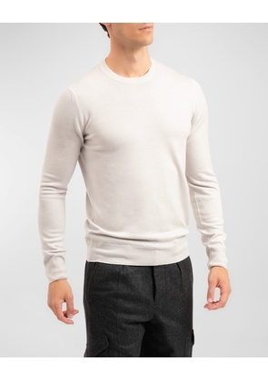 Men's Garment-Dyed Wool Sweater