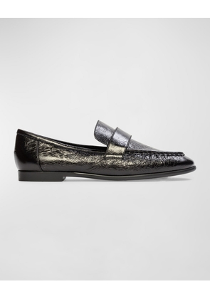 Arrow Metallic Slip-On Loafers