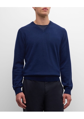 Men's Cashmere V-Neck Sweater