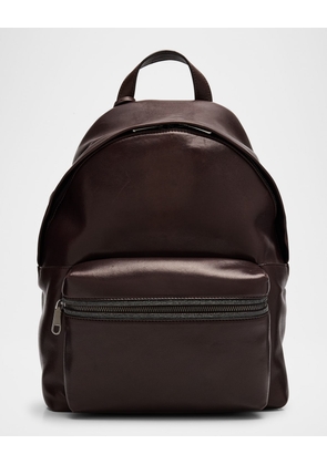 Monili Zip Leather Backpack