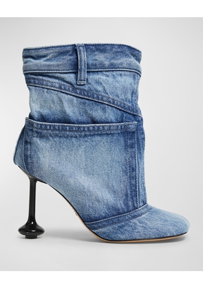 Toy Panta Denim Ankle Boots