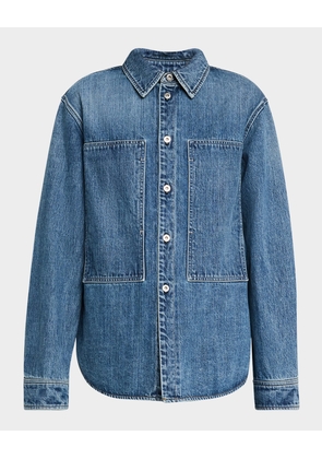 Denim Button-Down Shirt