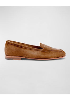 Carla Suede Penny Loafers