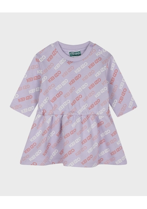 Girl's Logo-Print Fleece Dress, Size 6M-18M