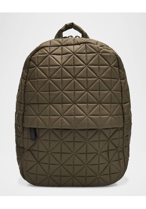 Recycled Nylon & Vegan Leather Backpack