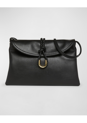 Liberta Medium Flap Leather Crossbody Bag