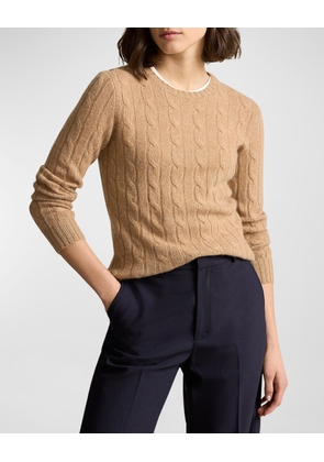 Julianna Cable-Knit Cashmere Sweater