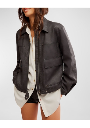 Blair Vegan Leather Jacket