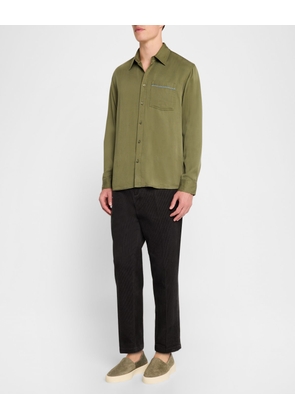 Men's Tencel Twill Sport Shirt