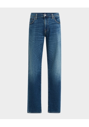 Men's Cashmere Denim Tapered Jeans