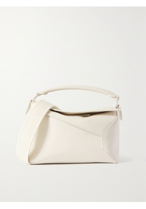 Loewe - Puzzle Edge Small Leather Shoulder Bag - White - One size