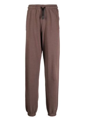 Marcelo Burlon County of Milan drawstring cotton track pants - Brown