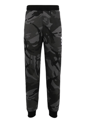 AAPE BY *A BATHING APE® camouflage-print tapered track pants - Black