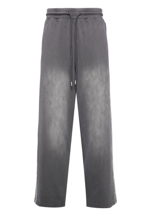 FIVE CM faded-effect cotton track pants - Grey