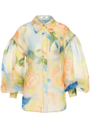 Leo Lin Celeste floral blouse - Yellow