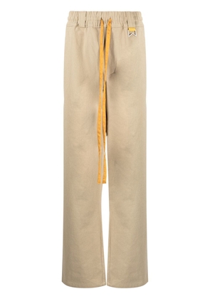 RHUDE Sala wide-leg pant - Brown