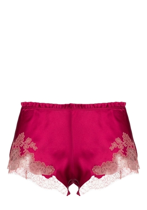 Carine Gilson Floaty silk shorts - Pink