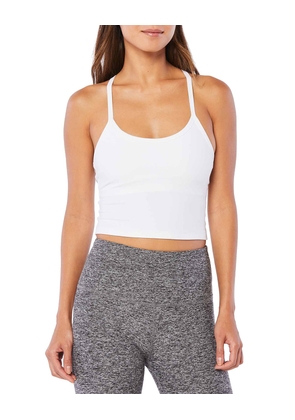 Space-dye Slim Racerback Cropped Tank