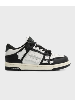 Kid's Skel Low-Top Leather Sneakers