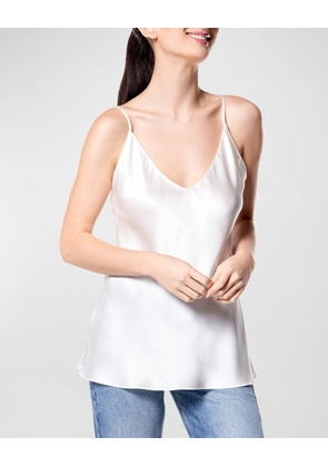 V-Neck Silk Cami