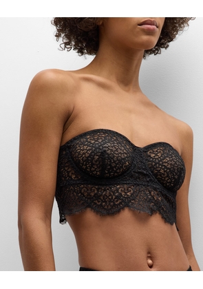 Monique Strapless Geometric Lace Bra