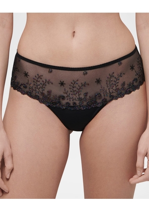 Delice Floral-Embroidered Boyshorts