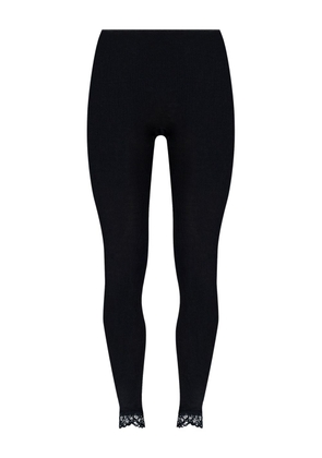 Hanro lace-detailing leggings - Black