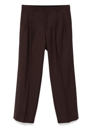 Sunflower wide pleated trousers - Brown