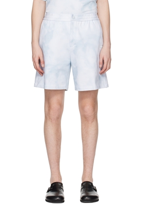 Solid Homme Blue Cloud Shorts