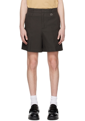 WOOYOUNGMI Gray Hardware Shorts