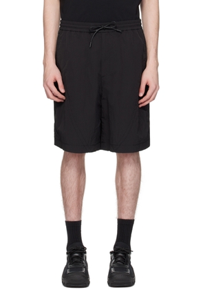 Juun. J Black Drawstring Shorts