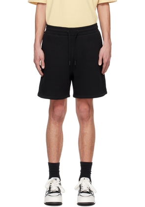 AMI Paris Black Ami de Caur Shorts