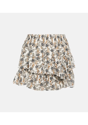 Marant Etoile Jocadia ruffled cotton shorts